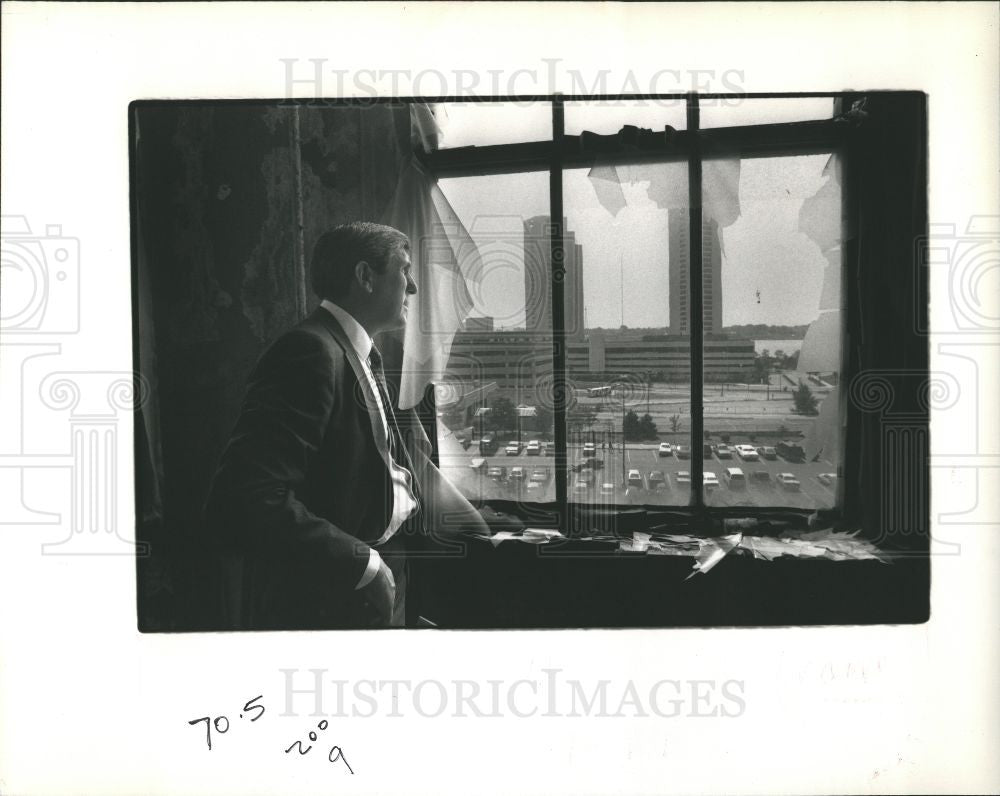 1988 Press Photo RESTORATION OF HISTORIC BUILDING - Historic Images