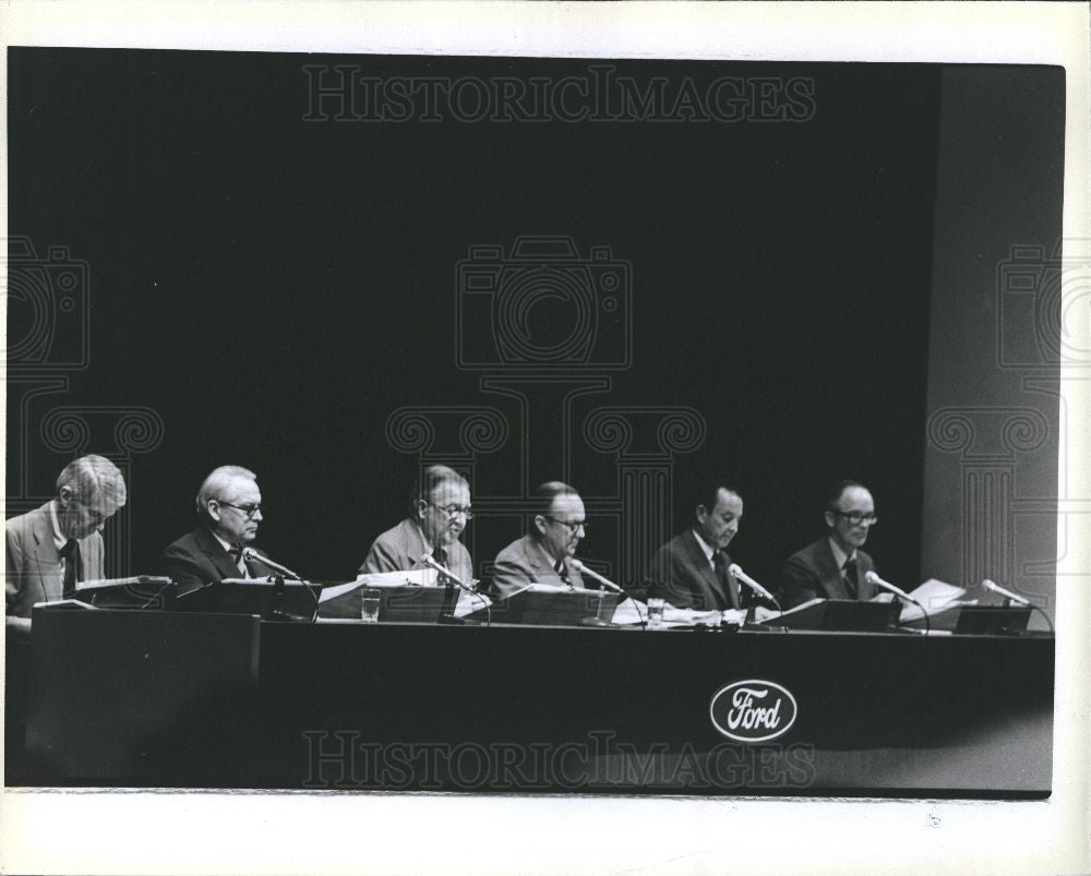 1979 Press Photo Ford Motor Company Executive Board - Historic Images