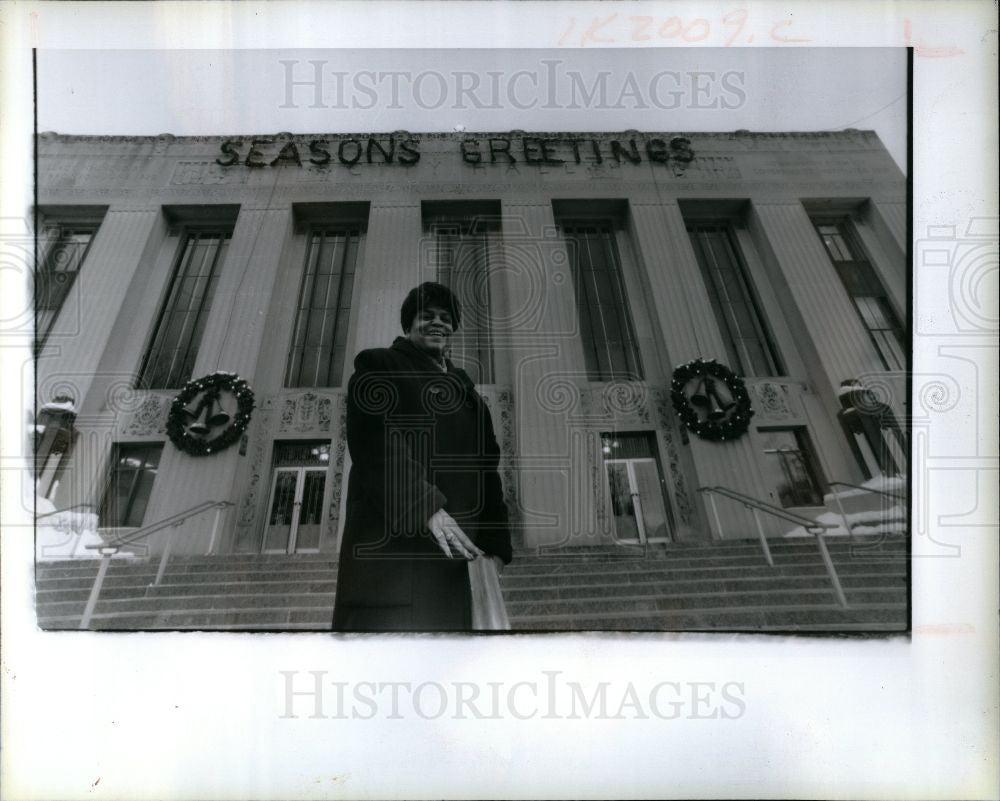 1991 Press Photo MAYOR BEVERLY MOORE - Historic Images