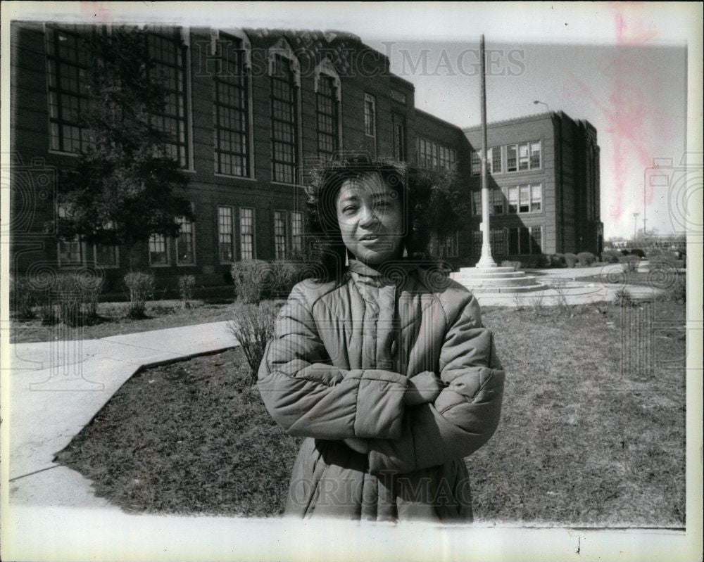 1984 Press Photo Helen Moore President, Black Parents f - Historic Images