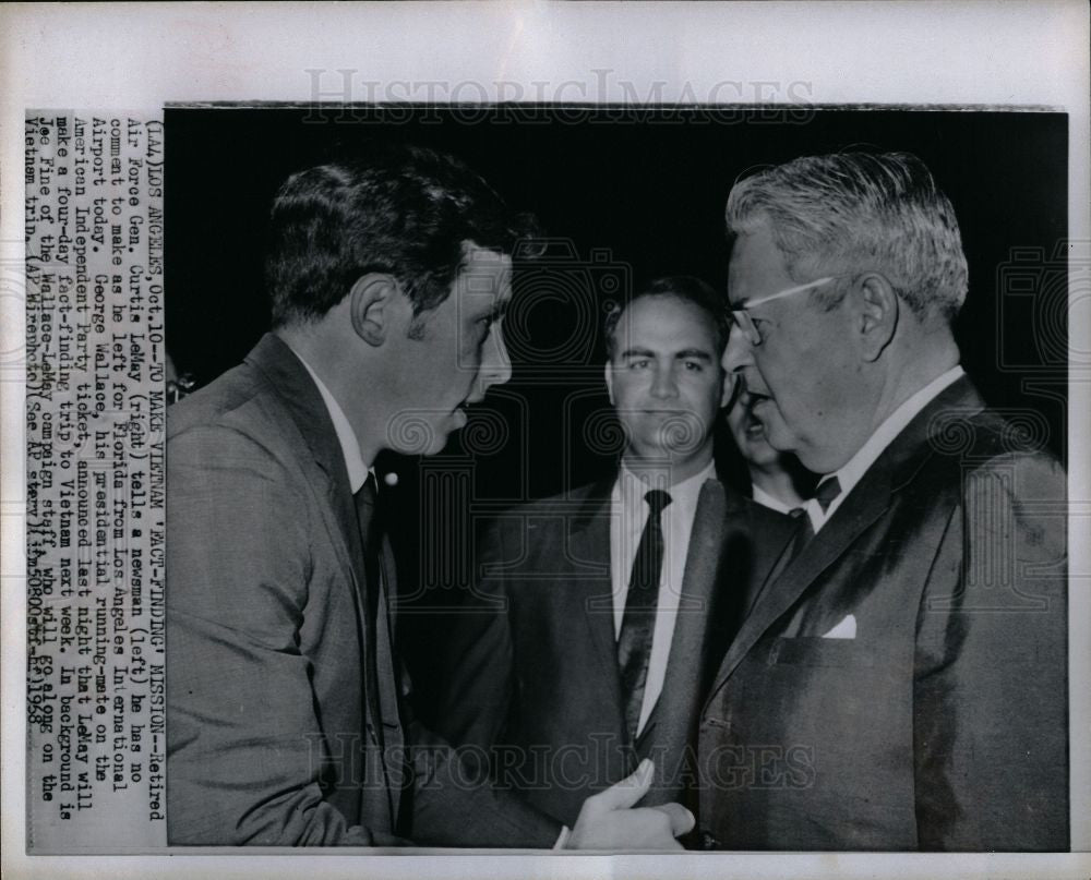 1968 Press Photo Gen. Curtis LeMay - Historic Images