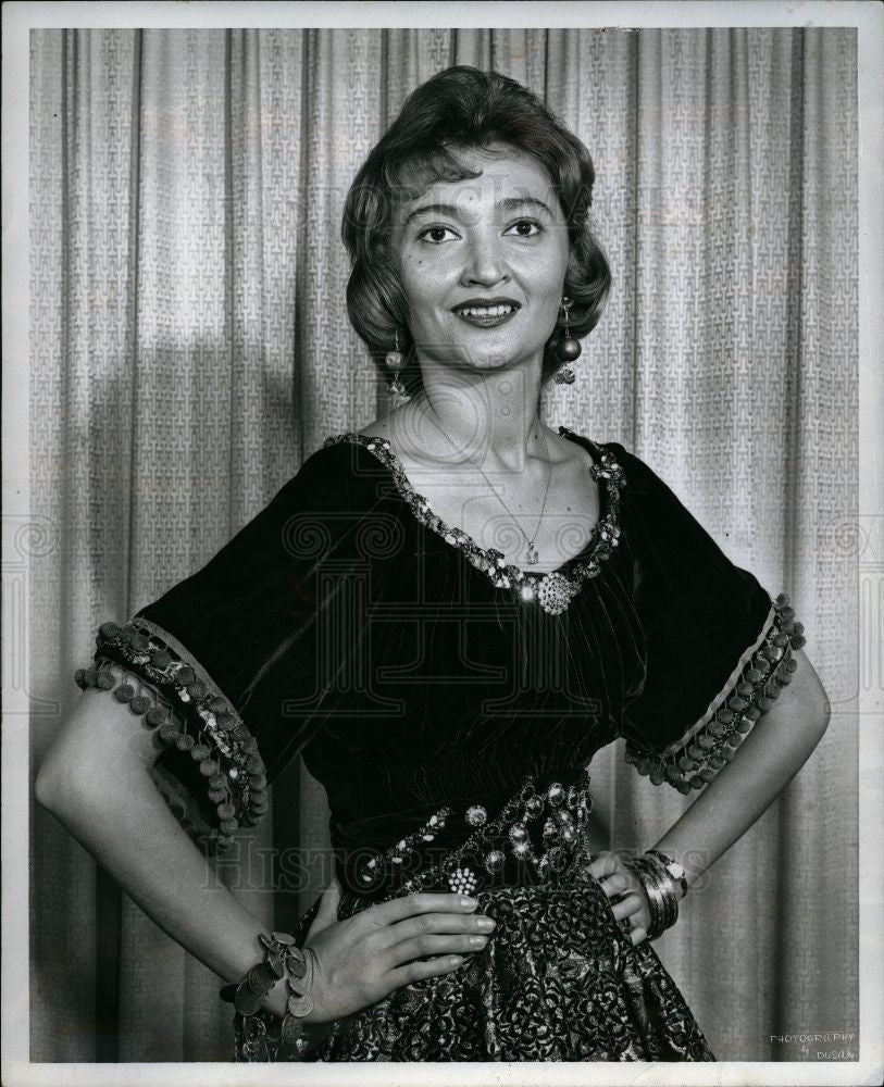 1961 Press Photo Leisa, gypsy singer - Historic Images