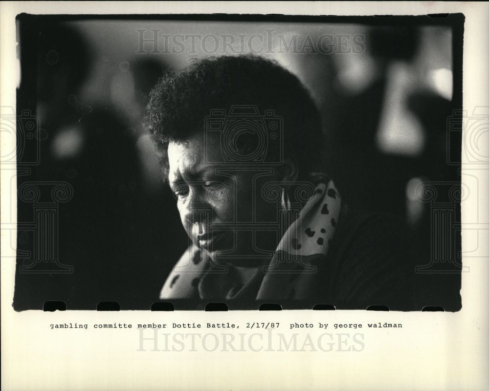 1988 Press Photo Dottie Battle - Historic Images