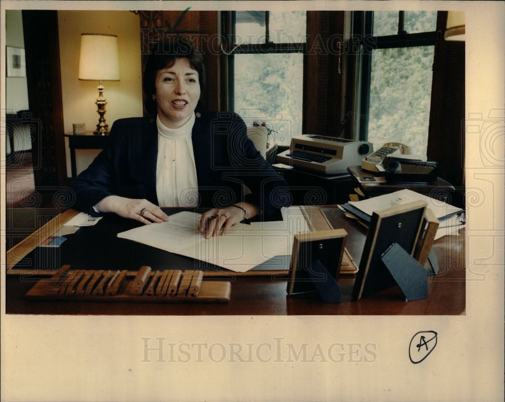 1985 Press Photo Cranbrook Lillian Bauder - Historic Images