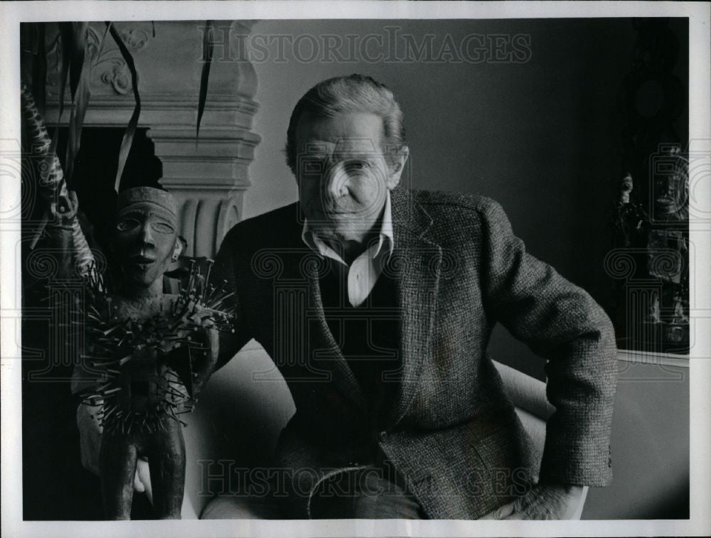 1982 Press Photo Richard Basehart MYSTERIOUS POWER ABC - Historic Images