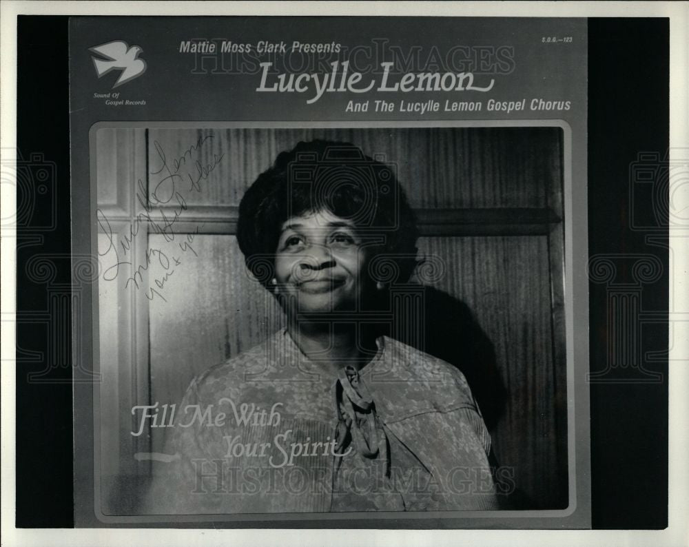 1982 Press Photo Lucylle Lemon - Historic Images