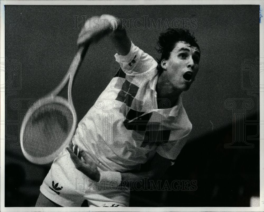 1983 Press Photo Ivan Lendl Proffessional Tennis player - Historic Images