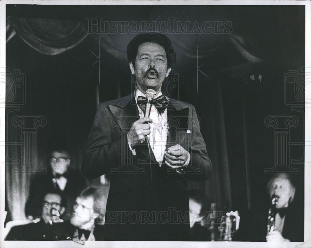 1976 Press Photo eckstine singer tuxedo - Historic Images