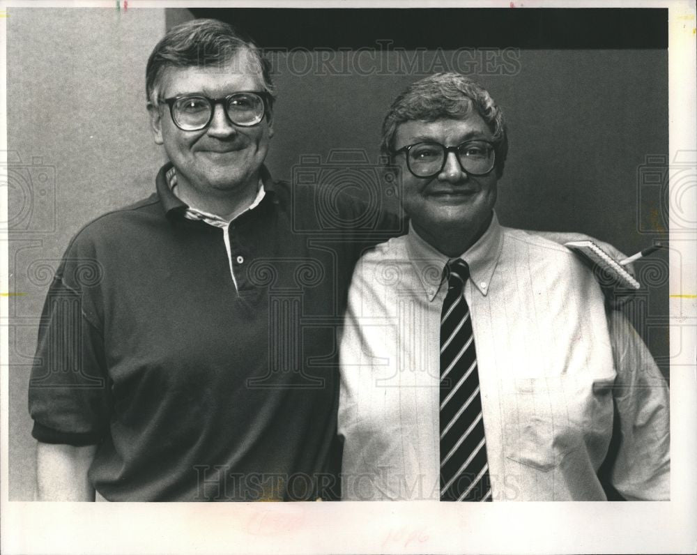 1989 Press Photo Roger Ebert - Historic Images