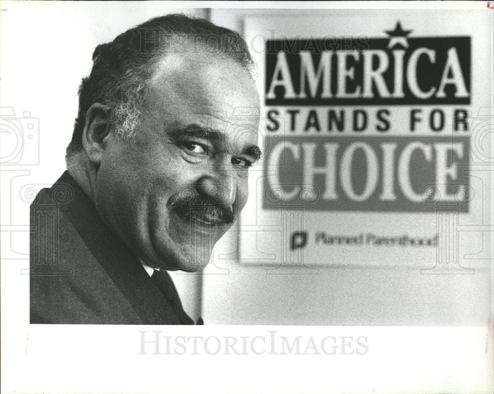 1990 Press Photo Kenneth Edlin Planned Parenthood - Historic Images