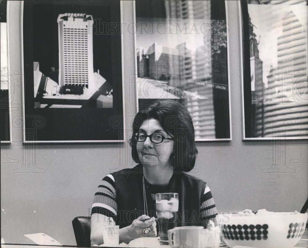 1973 Press Photo Diane Edgecomb, businesswoman - Historic Images