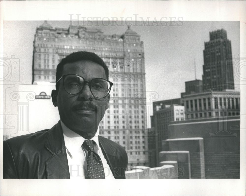 1991 Press Photo sherman author american - Historic Images