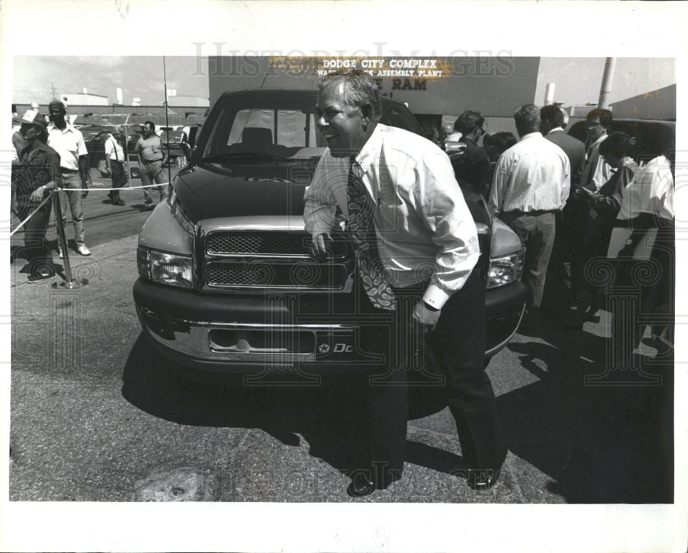1986 Press Photo Chrysler Corp 1986 truck show - Historic Images