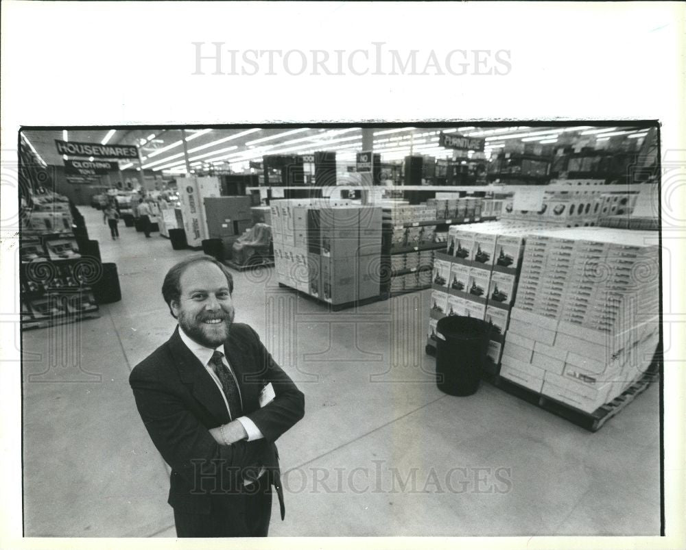 1986 Press Photo Henry Haimsohn, PACE found and CEO - Historic Images