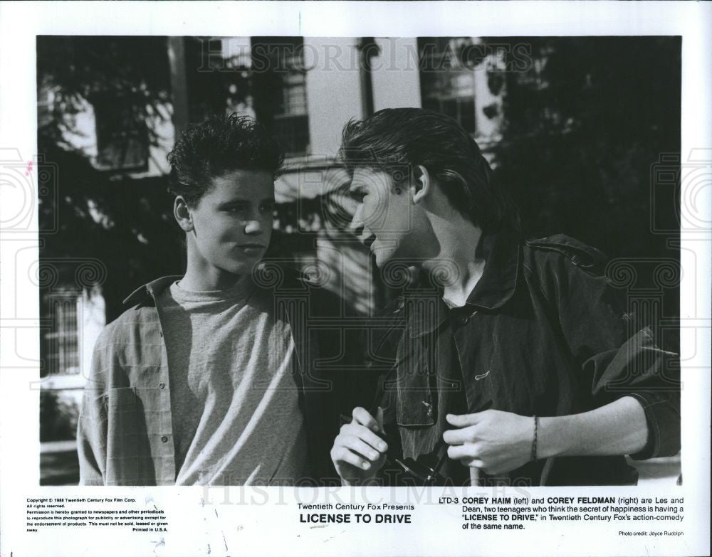 1988 Press Photo actor Corey Ian Haim - Historic Images