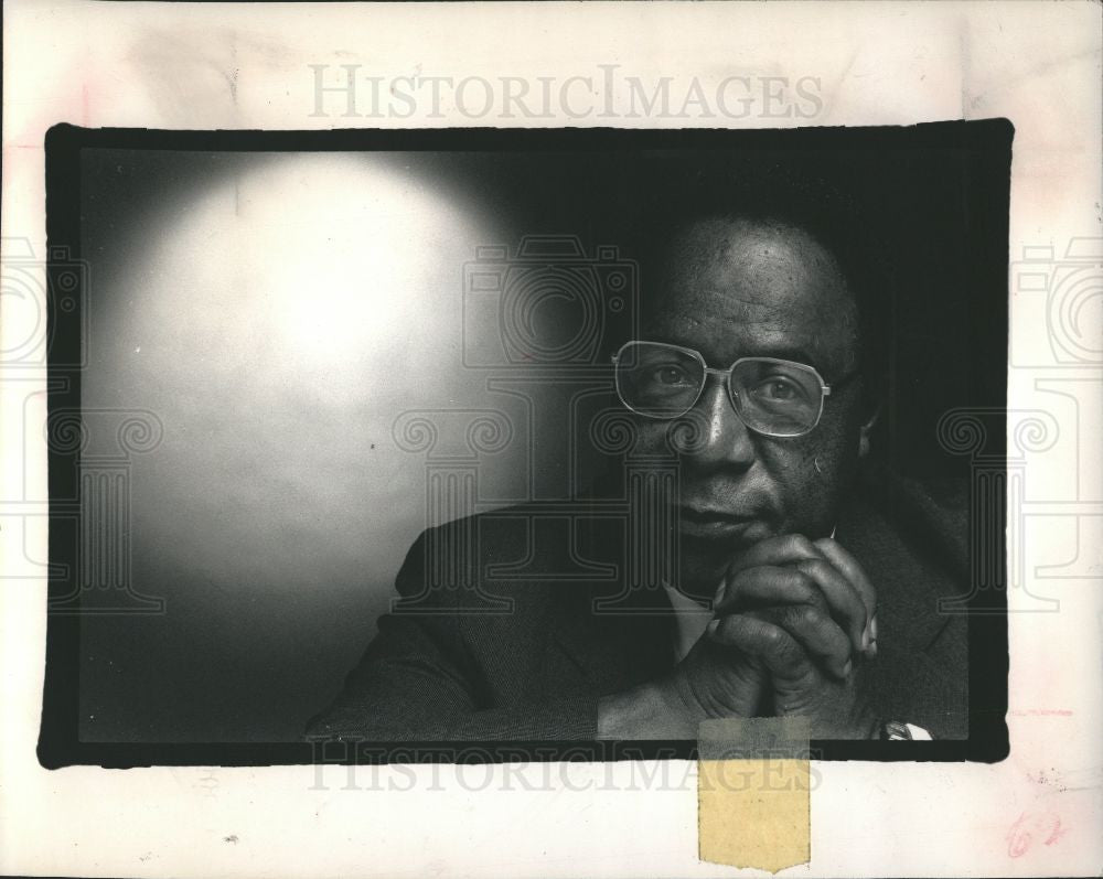 1992 Press Photo Alex Haley Roots Author - Historic Images