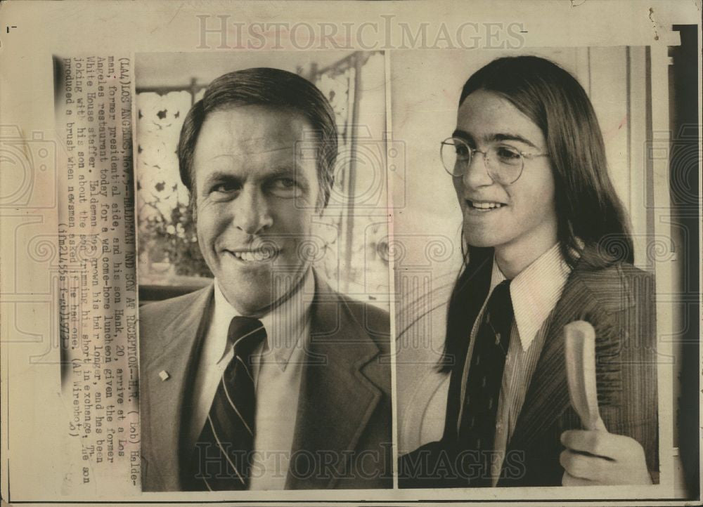 1973 Press Photo H.R. Haldeman Former Presidential Aide - Historic Images