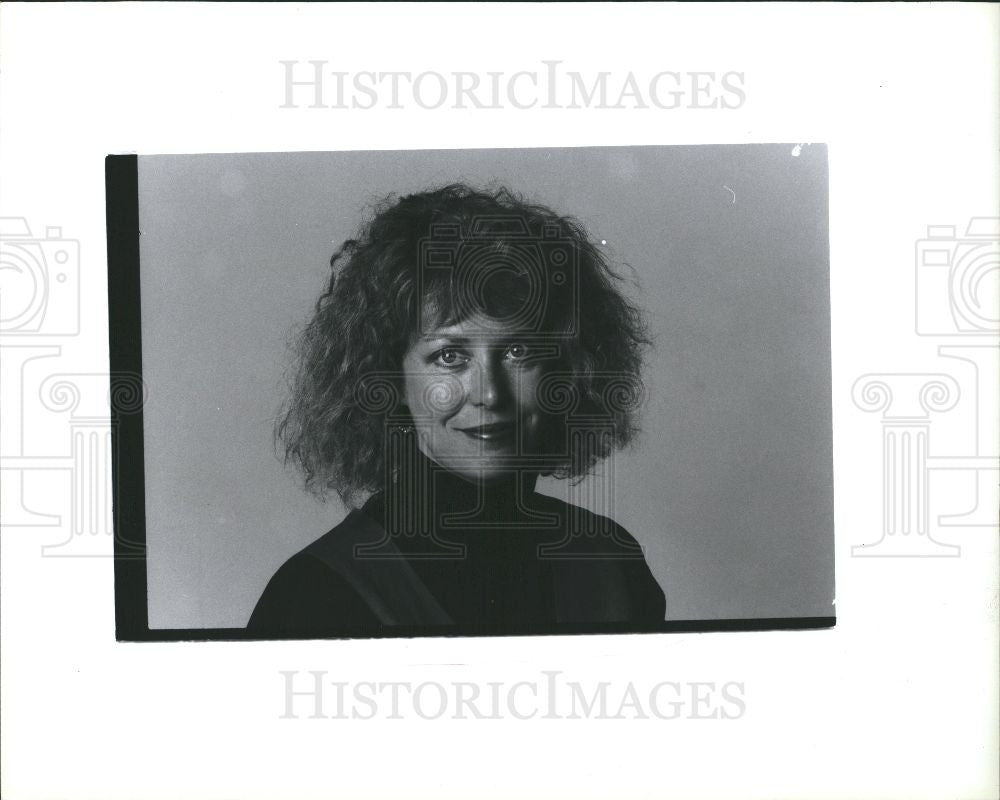 1999 Press Photo Marty Hair Detroit Free Press Writer - Historic Images