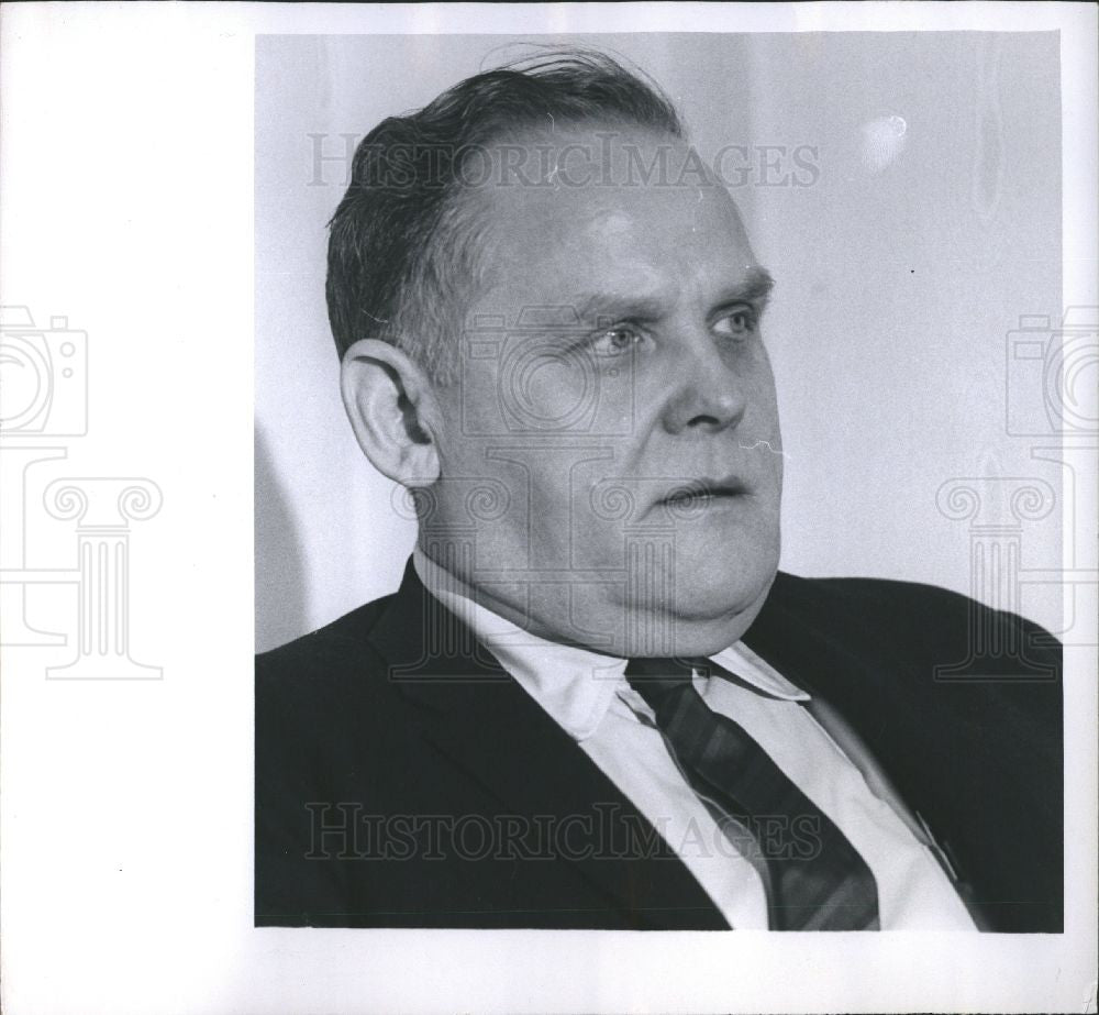 1965 Press Photo Gus Hall CPUSA Communist politician - Historic Images