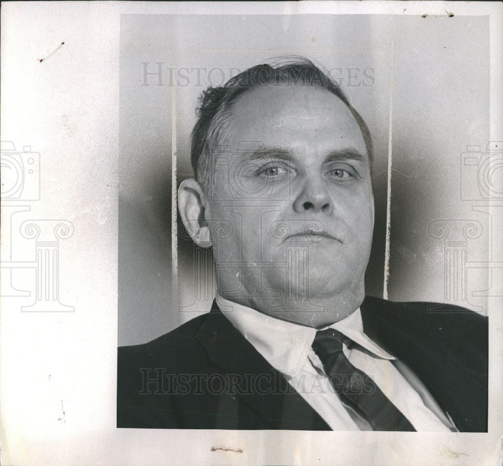 1965 Press Photo Gus Hall Leader Communist Party USA - Historic Images