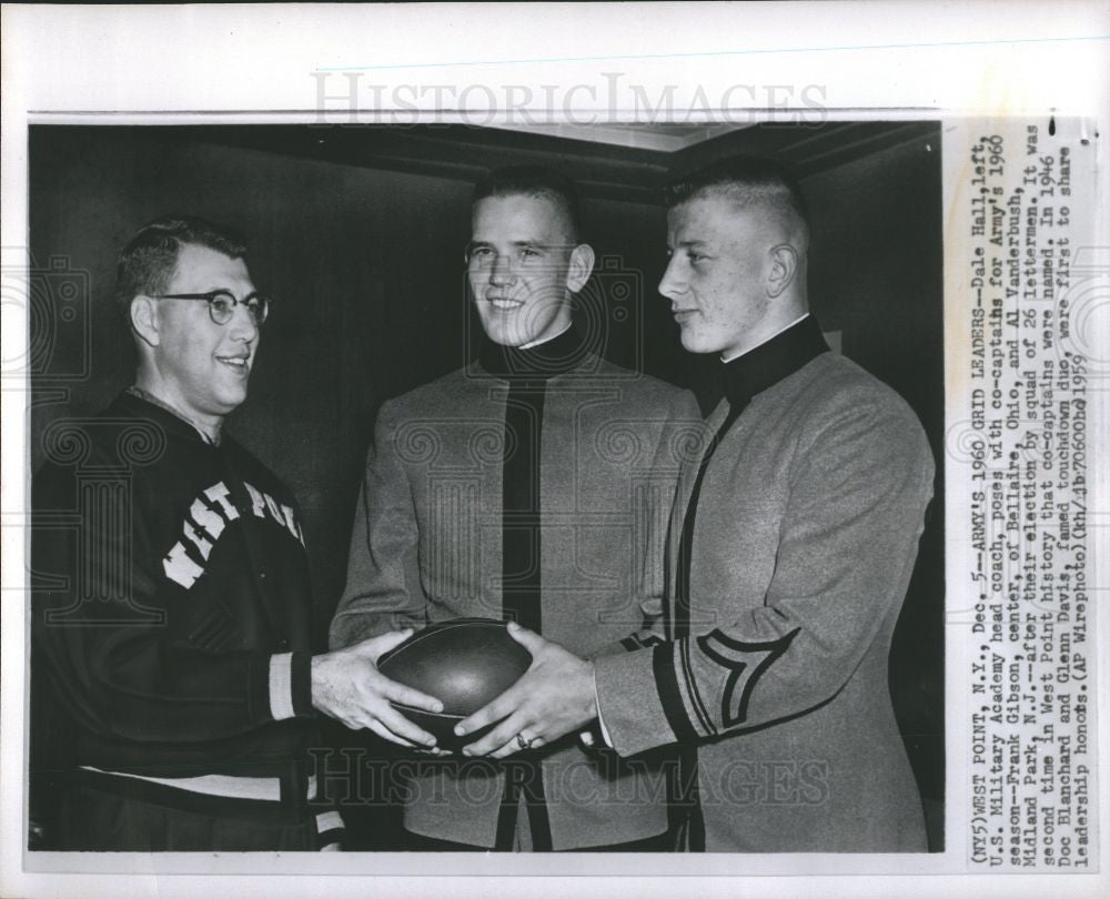 1959 Press Photo Dale Hall U.S. Military A. Head Coach - Historic Images