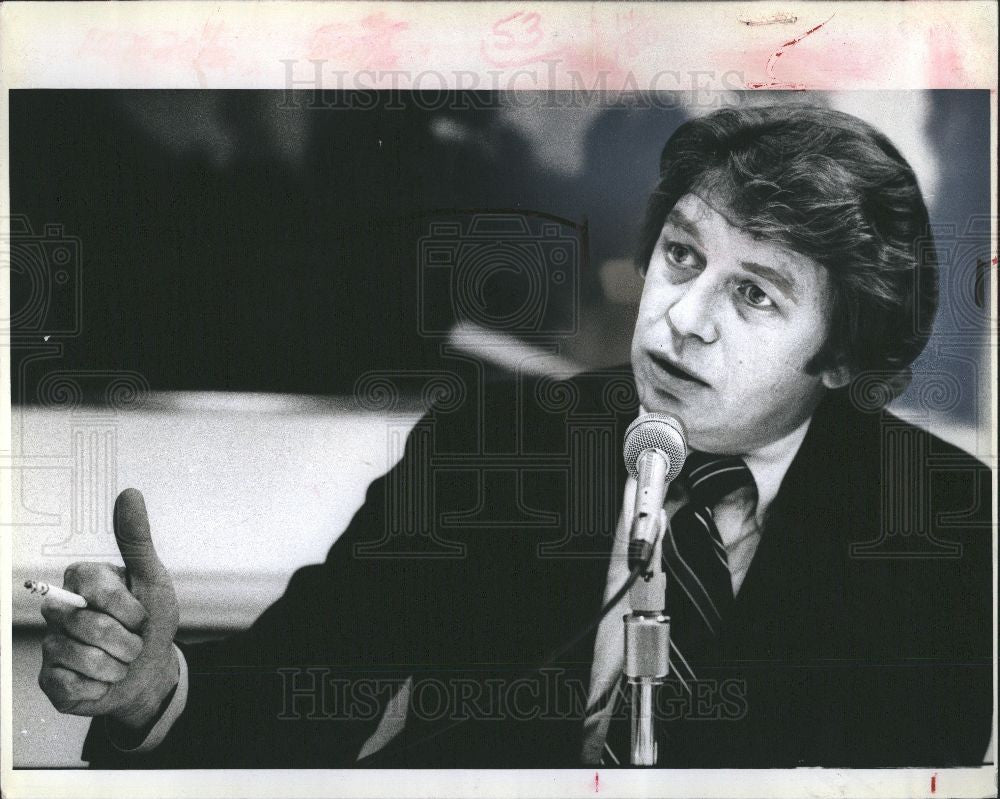 1979 Press Photo Pete Hamill, CBSs Edit - Historic Images