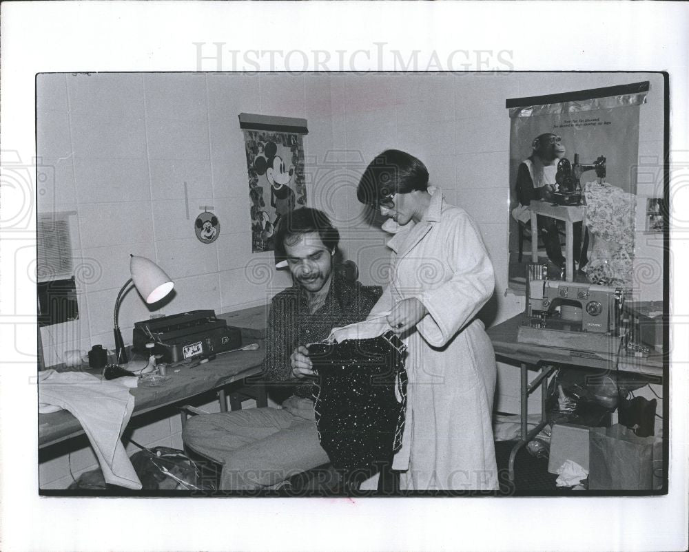 1978 Press Photo Dorothy Hamill Joel Miller costume - Historic Images