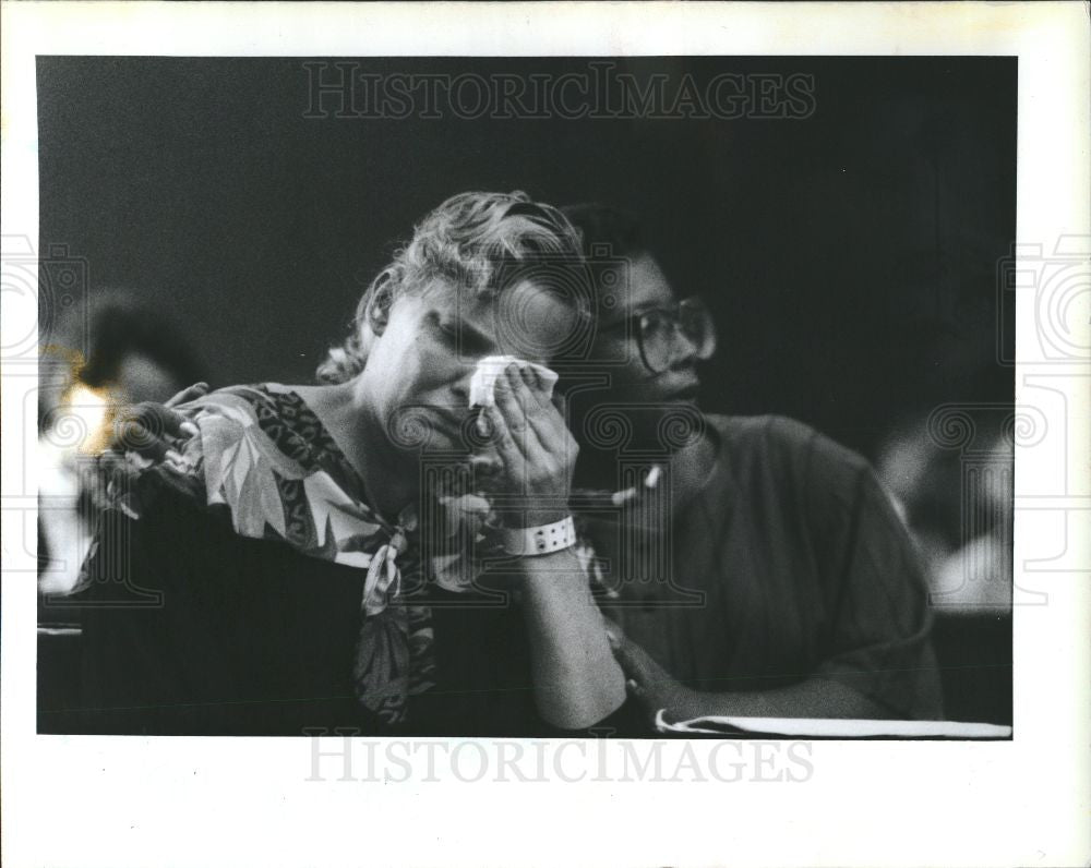 1989 Press Photo Susan Barbier sentenced life in prison - Historic Images