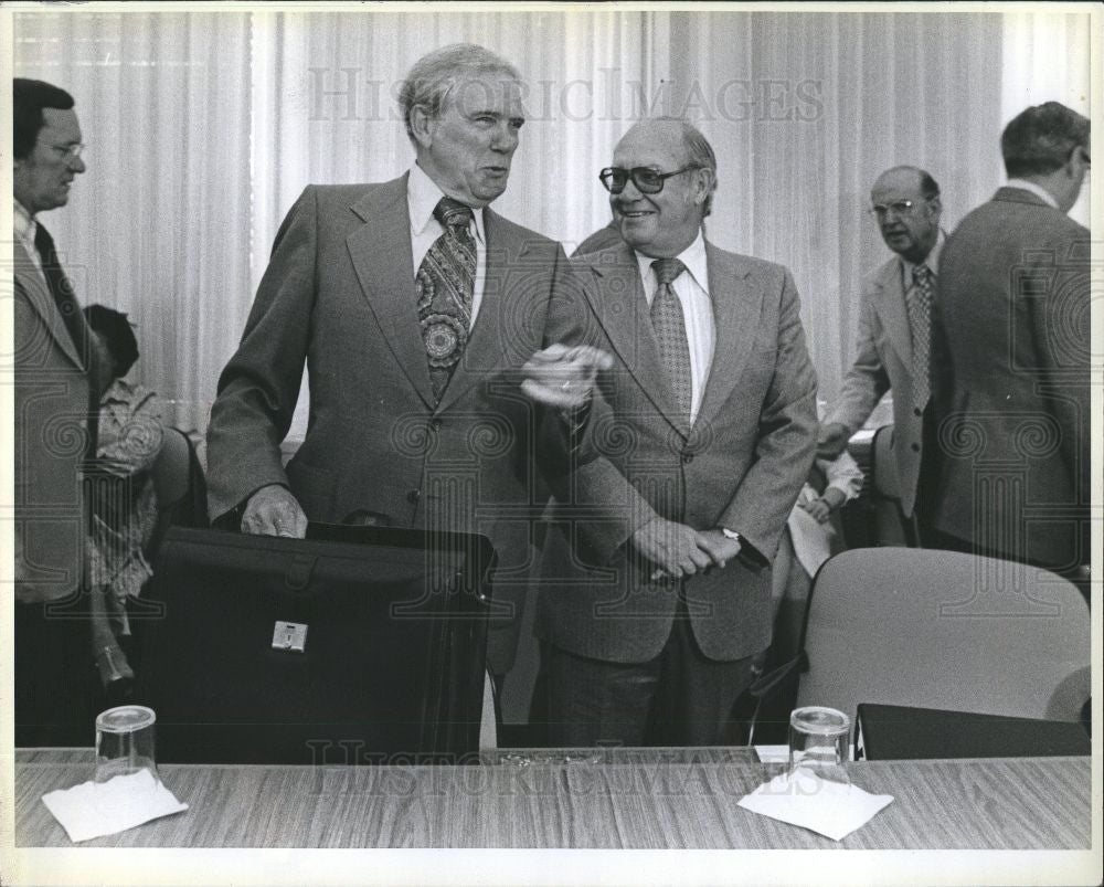 1979 Press Photo Doug Fraser Ken Bannon union - Historic Images