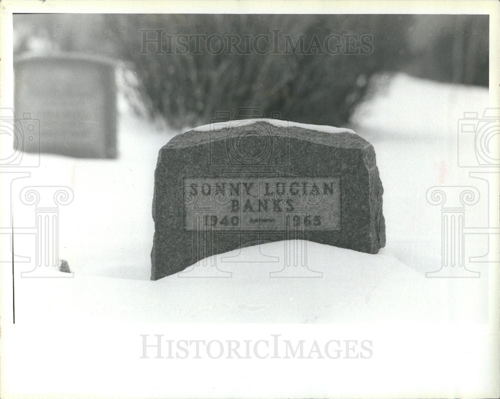 Press Photo Sonny Banks - Historic Images
