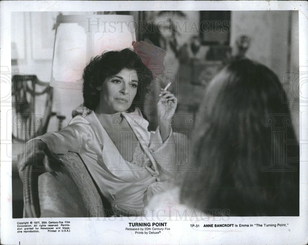1979 Press Photo Anne Bancroft Actress Turning Point - Historic Images