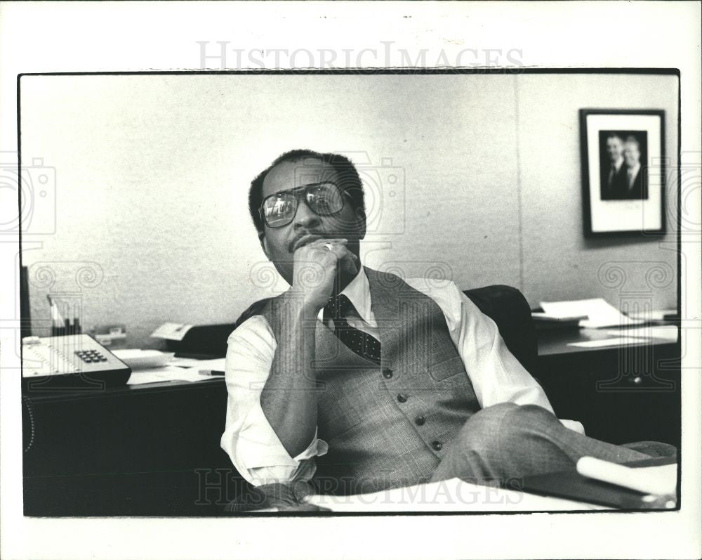 1981 Press Photo William Beckham - Historic Images
