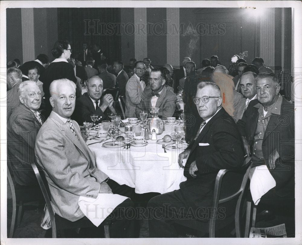 1963 Press Photo Detroit Free Press Employees Luncheon - Historic Images