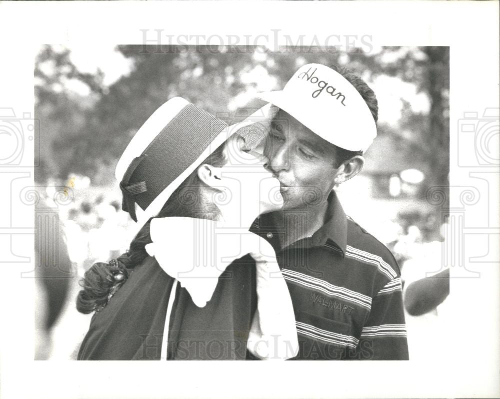 1990 Press Photo Chip Beck Golfer America Vardon Trophy - Historic Images