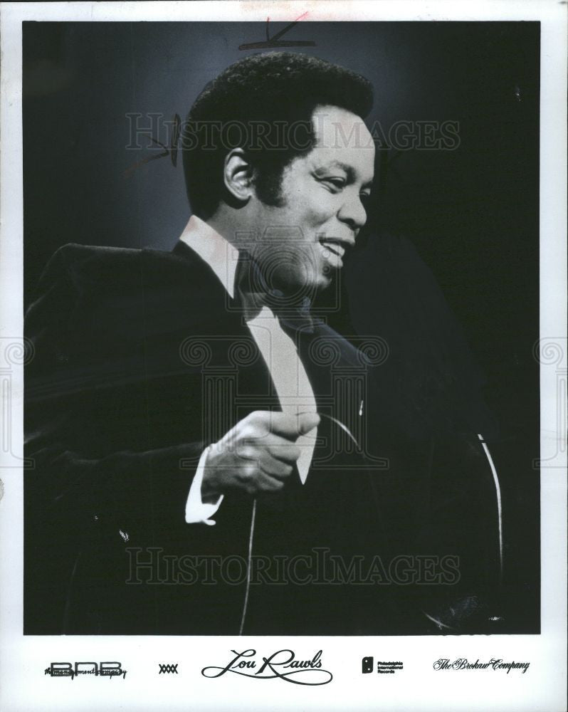 Press Photo Lou Rawis music - Historic Images