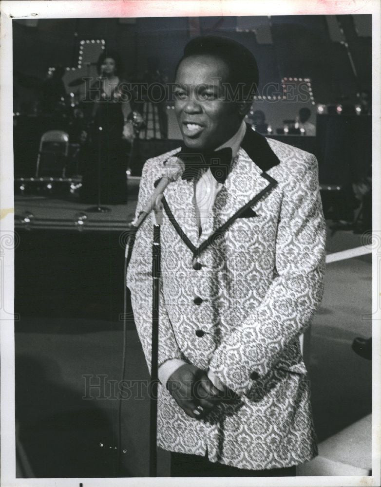 1974 Press Photo Lou Rawls singer Rhythm Blues NBC - Historic Images