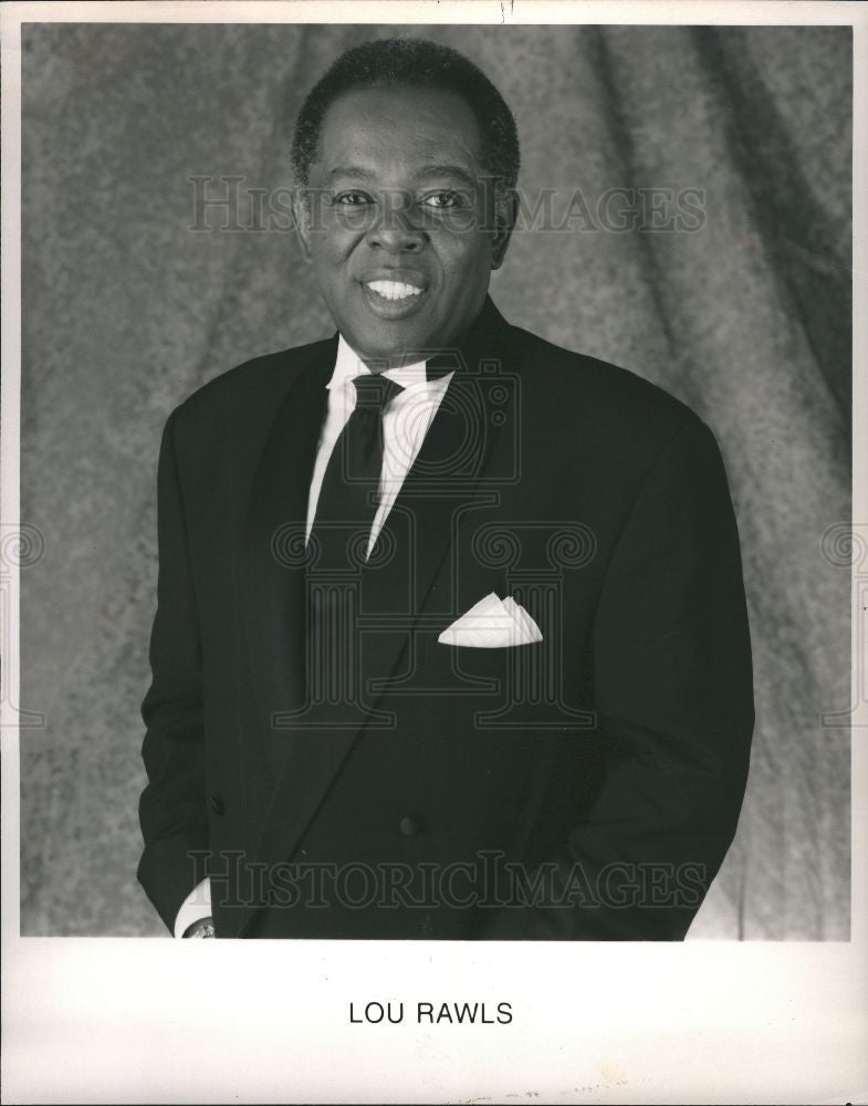 1994 Press Photo Lou Rawls at Macomb center. - Historic Images