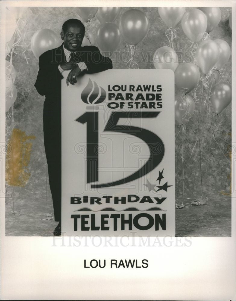 Press Photo Louis Allen Lou Rawls - Historic Images