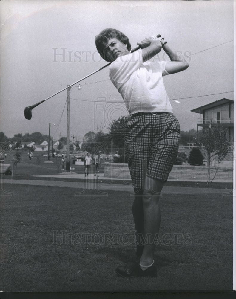 1963 Press Photo Betsy Rawls, golfer - Historic Images