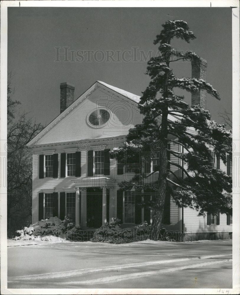 Press Photo Webster House Greenfield Village - Historic Images