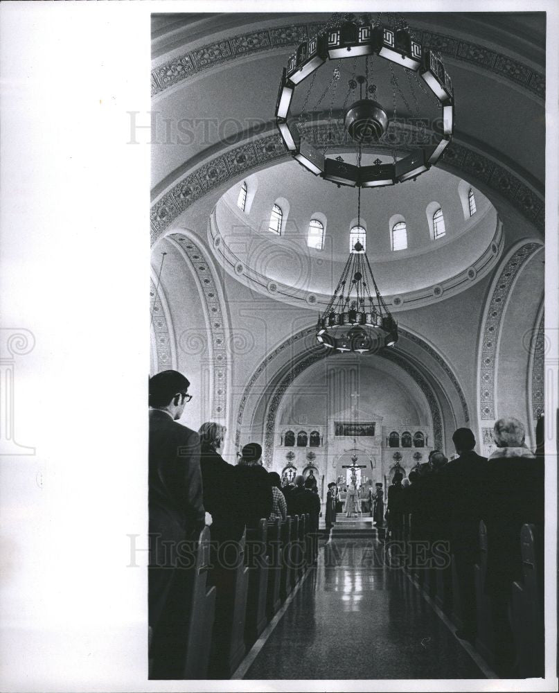1970 Press Photo Greek Orthodox Church - Historic Images
