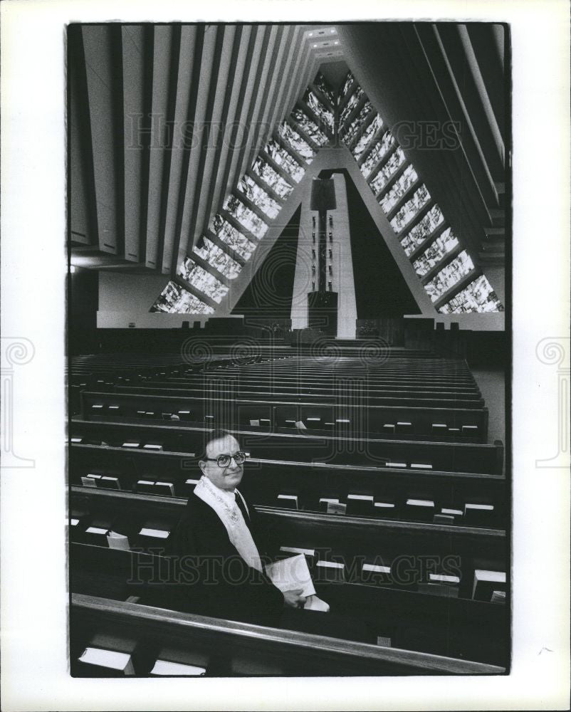1980 Press Photo Irwin Groner Rabbi Author Actor - Historic Images