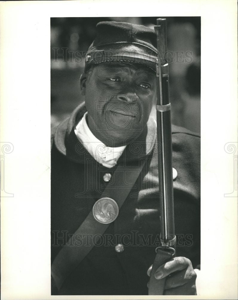 1988 Press Photo WILLIAM SINGLETON Greenfield Village - Historic Images