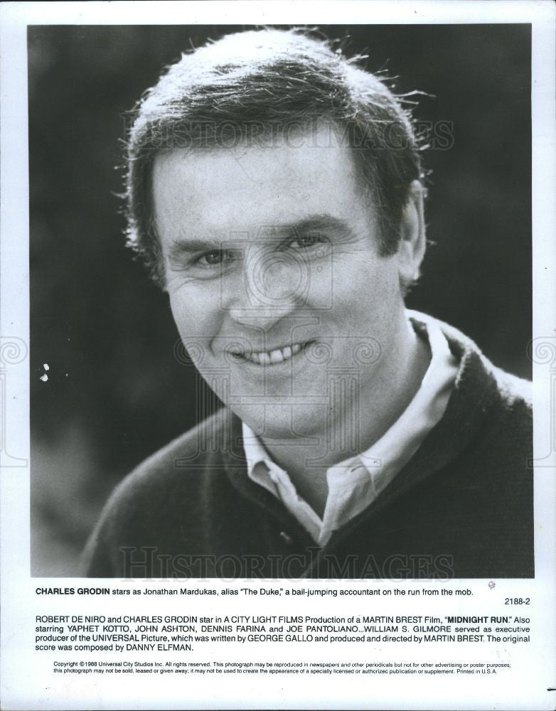1994 Press Photo Charles Grodin - American Actor - Historic Images