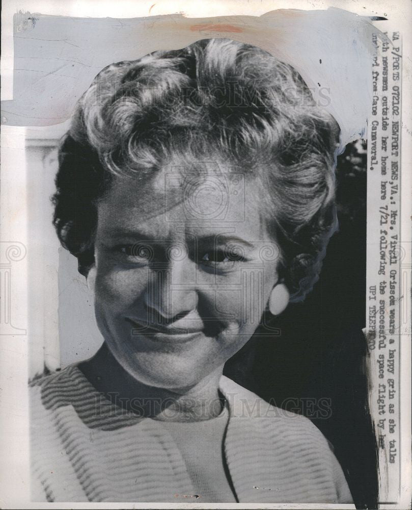 1967 Press Photo Mrs. Virgil Grissom - Historic Images