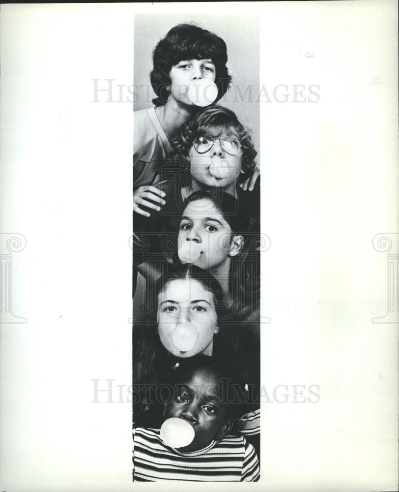 1980 Press Photo INCREDA BUBBLE GUM - Historic Images