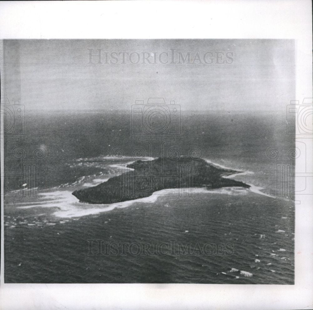 1958 Press Photo Gull Island Lake Michigan Carl Bradley - Historic Images