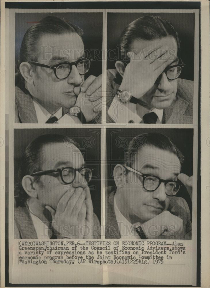 1978 Press Photo Alan Greenspan - Historic Images