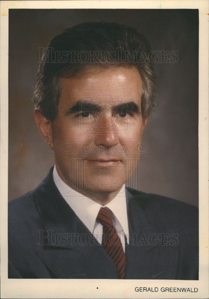 1986 Press Photo Gerald Greenwald, Bell President - Historic Images