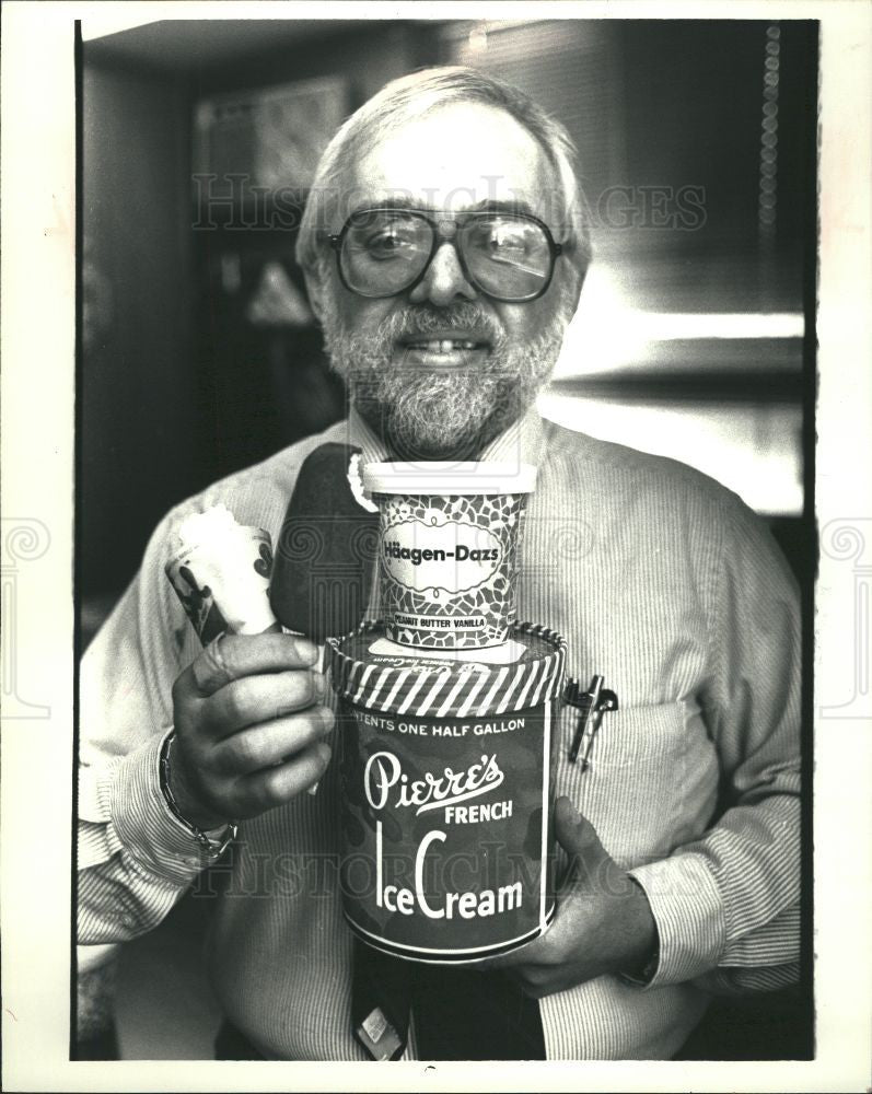1987 Press Photo Graestein Mr. Ice Cream - Historic Images